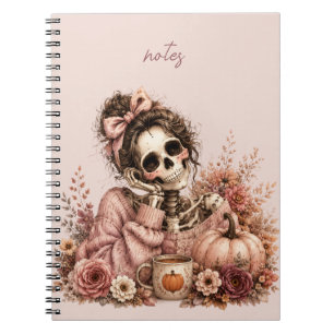 Caderno Espiral Revista Esqueleto Botânico