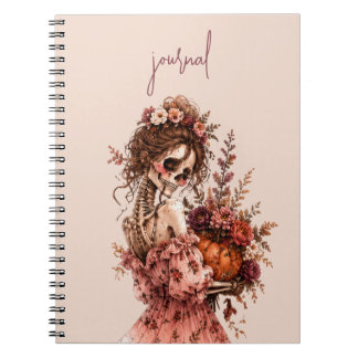 Caderno Espiral Revista Esqueleto Botânico