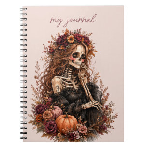 Caderno Espiral Revista Esqueleto Botânico