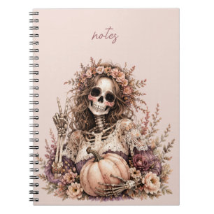 Caderno Espiral Revista Esqueleto Botânico