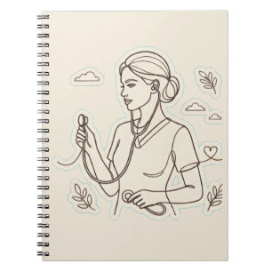Caderno Espiral Revista Médica Minimalista