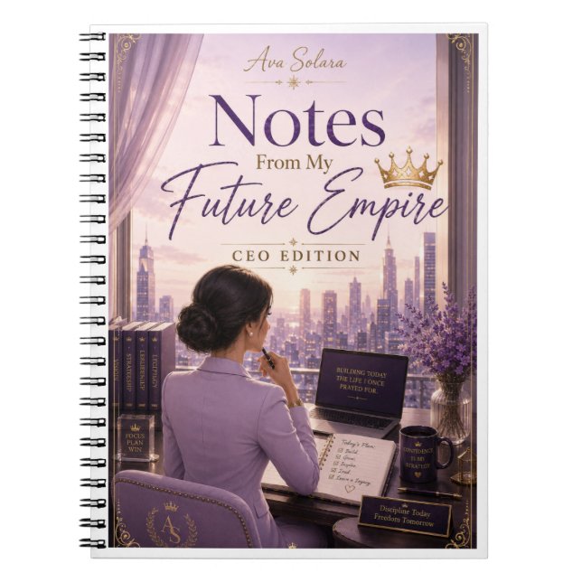 Caderno Espiral Revista para líderes e empreendedoras (Frente)