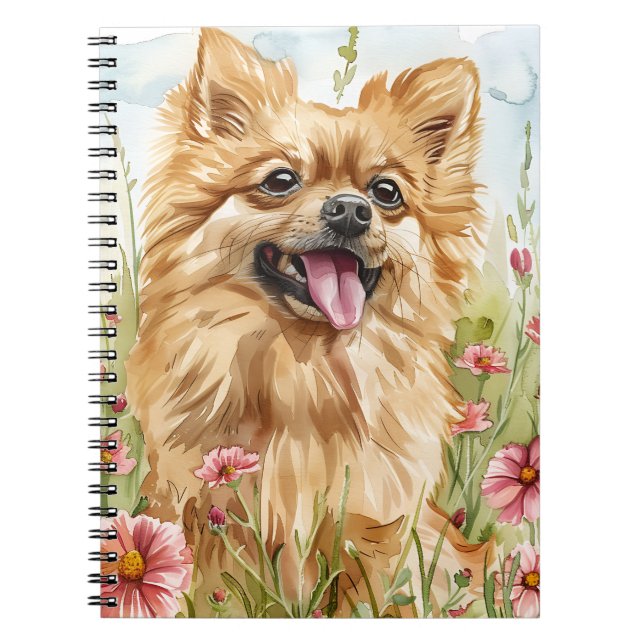 Caderno Espiral Revista Pomerânia – Notas da Mãe de Cachorro (Frente)