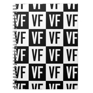 Caderno Espiral Revista Vanity Fur VF Branco