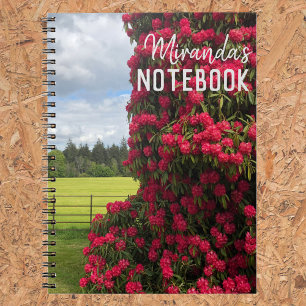 Caderno Espiral Rhododendron e Scenic View na Escócia