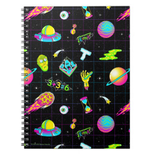 Caderno Espiral RICK E MORTY™  Estação Psychedelic 3 Padrão
