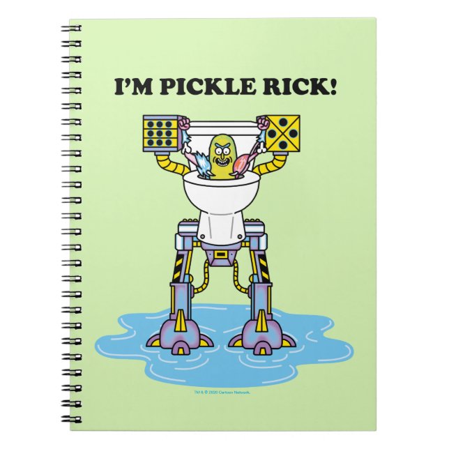 Caderno Espiral RICK E MORTY™ | Fia de pinheiro de Rick (Frente)
