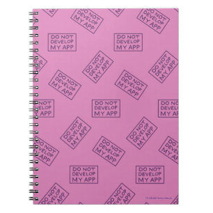 CADERNO ESPIRAL RICK E MORTY™ NÃO DESENVOLVER O MEU APLICATIVO