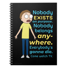 Caderno Espiral RICK E MORTY™ | Não Existe Ninguém Para Fins