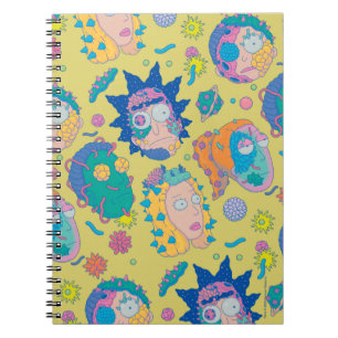 Caderno Espiral RICK E MORTY™ Padrão da família Smith infectada