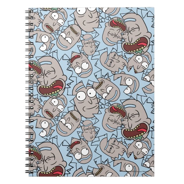 CADERNO ESPIRAL RICK E MORTY™ | RICK (Frente)