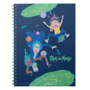 Caderno Espiral RICK E MORTY™   Salto de Portal Infectado