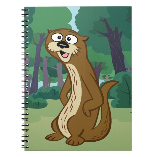 Caderno Espiral Rick Ranger| Reggie Otter (Frente)