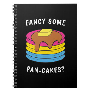 Caderno Espiral Rico Algum Orgulho Pansexual LGBTQ Engraçado