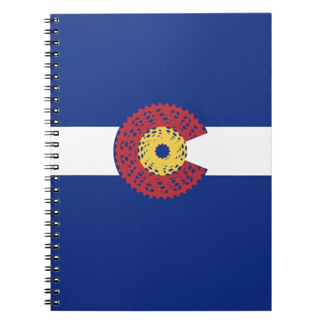 Caderno Espiral Ride Colorado (Bicycle Cassette) (Frente)
