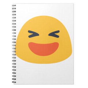 Caderno Espiral Rindo de Emoji