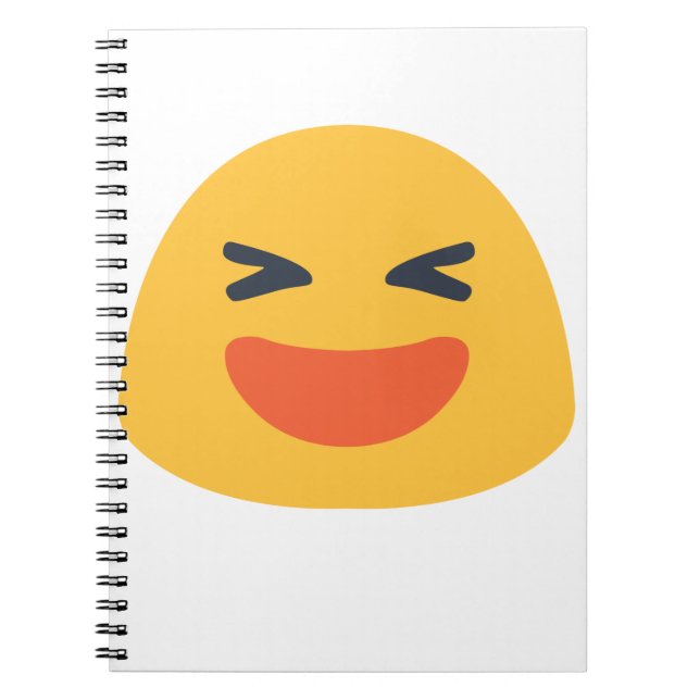 Caderno Espiral Rindo Emoji (Frente)