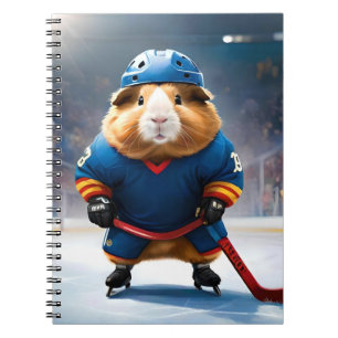 Caderno Espiral Rink Rookie: O Porco do Hóquei no Gelo