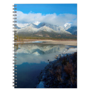 Caderno Espiral Rio Athabasca, Parque Nacional Jasper, Alberta