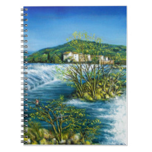 Caderno Espiral RIO de ARNO em ROVEZZANO Florença Italia