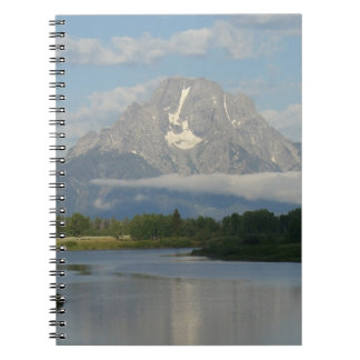 Caderno Espiral Rio Jackson Hole no Parque Nacional Grand Teton
