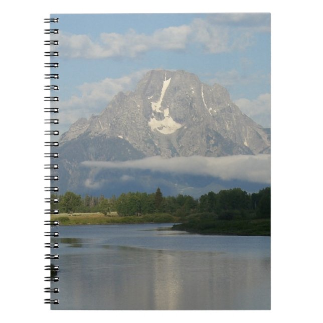 Caderno Espiral Rio Jackson Hole no Parque Nacional Grand Teton (Frente)