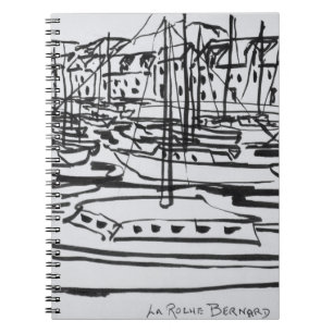 Caderno Espiral Rio La Vilaine  La Roche-Bernard, Bretanha