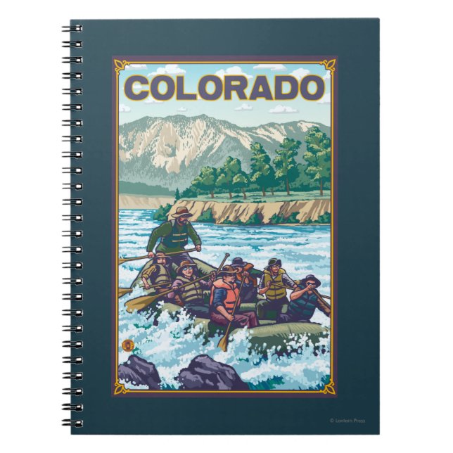 Caderno Espiral Rio RaftingColorado (Frente)