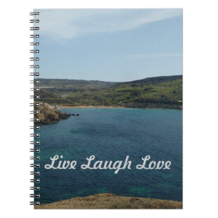 Caderno Espiral Rir ao vivo amor