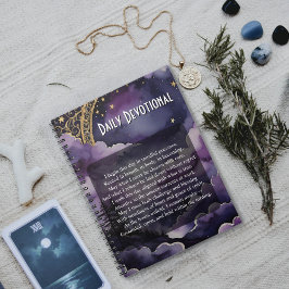 Caderno Espiral Ritual Diário de Oração Pagã Devocional
