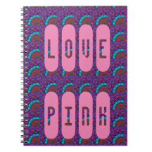 rmdesignflo55 LOVE PINK MANDALA LIGHT BLUE