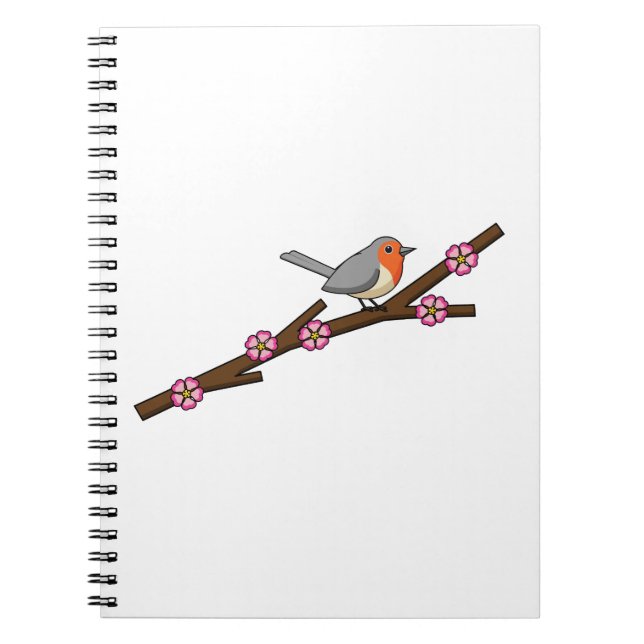 Caderno Espiral Robin no Sakura (Frente)