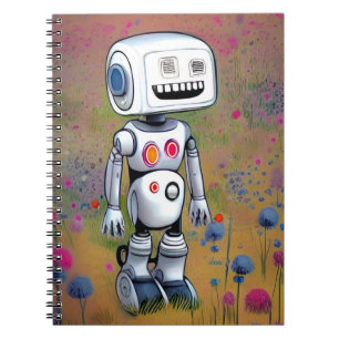Caderno Espiral Robô