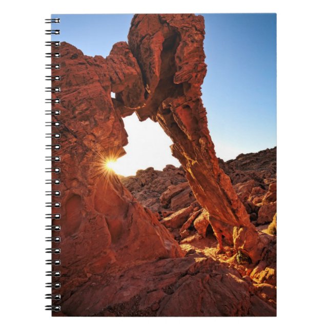 Caderno Espiral Rocha do elefante no vale do fogo (Frente)