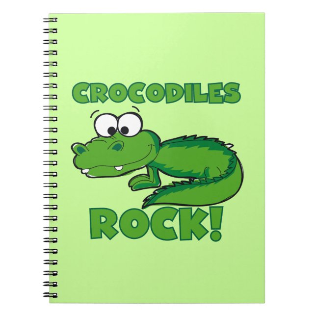 Caderno Espiral Rocha dos crocodilos (Frente)