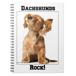 Caderno Espiral Rocha dos Dachshunds