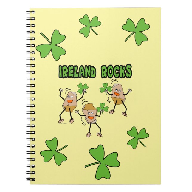 Caderno Espiral Rochas da Irlanda (Frente)