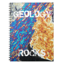 Caderno Espiral Rochas Geológicas - Notebook Mineral