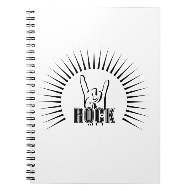 Caderno Espiral Rock (Frente)