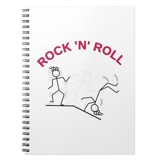 Caderno Espiral Rock 'N' Roll (Frente)