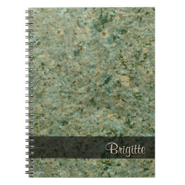 Caderno Espiral Rock Photo Geology Texture Green any Text