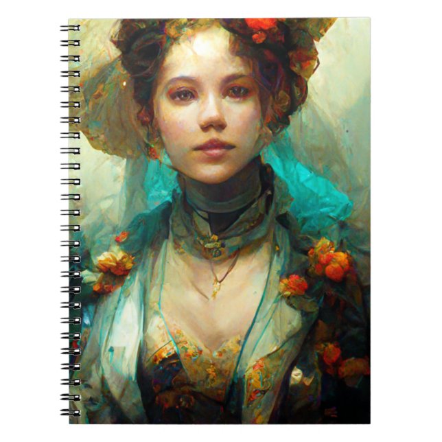 Caderno Espiral Rococo Future Sci-Fi Fantasy (Frente)