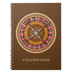 Caderno Espiral Roda de roleta notebook personalizado