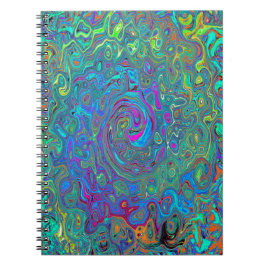 Caderno Espiral Rodovalho Verde da Espuma Magenta, Azul e Marinha