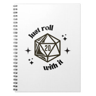 Caderno Espiral rolar com ele