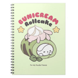 Caderno Espiral Rolar para a Doce Bunicream Rollcake Delight