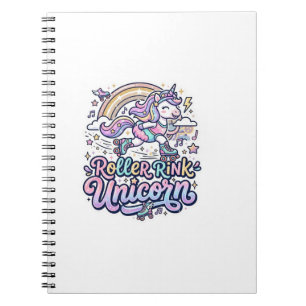 Caderno Espiral Rolo De Unicórnio Rink Unicórnio Premium Vetor Ade