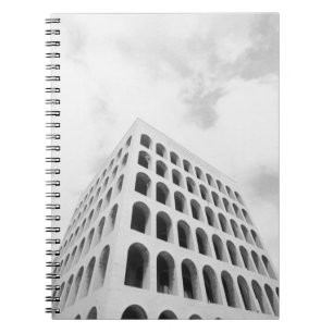 Caderno Espiral Roma Itália, EUR Palazzo del Lavoro