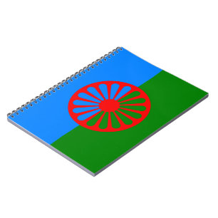 Caderno Espiral Romani Flag