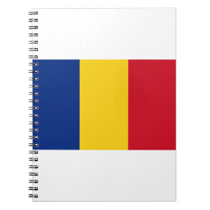 Caderno Espiral România - Romênia Flag